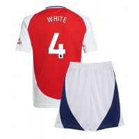 Arsenal Ben White #4 Domaci Dres za djecu 2024-25 Kratak Rukav (+ Kratke hlače)